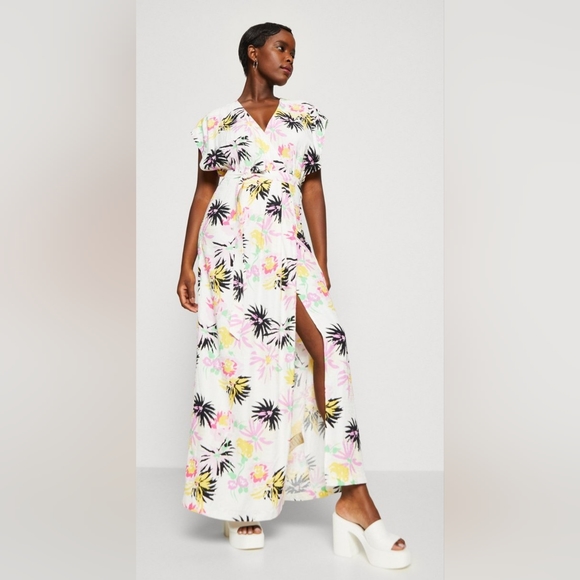 SCOTCH & SODA in BLOOM MAXI DRESS L - Picture 2 of 8